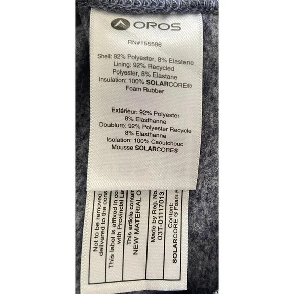 OROS Solarcore 1/4 Zip Pullover Blue Heather Large L - Picture 5 of 5